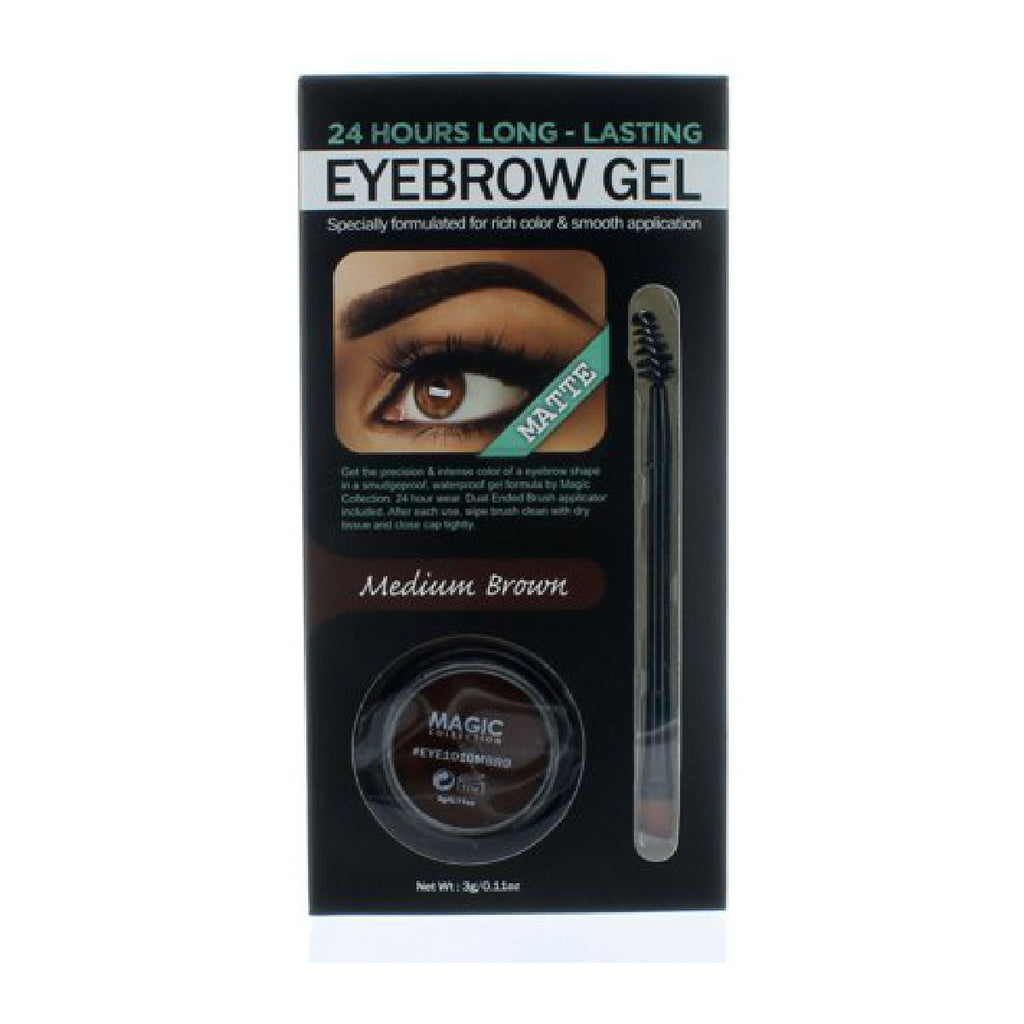 MAGIC #EYE1010DBRO EYEBROW GEL 0.11OZ D. BROWN