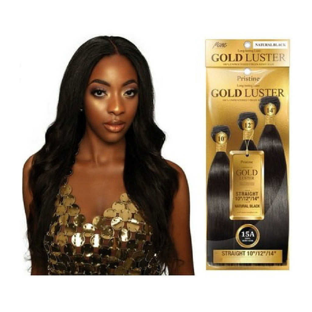 Pristine 15a Gold Luster Straight