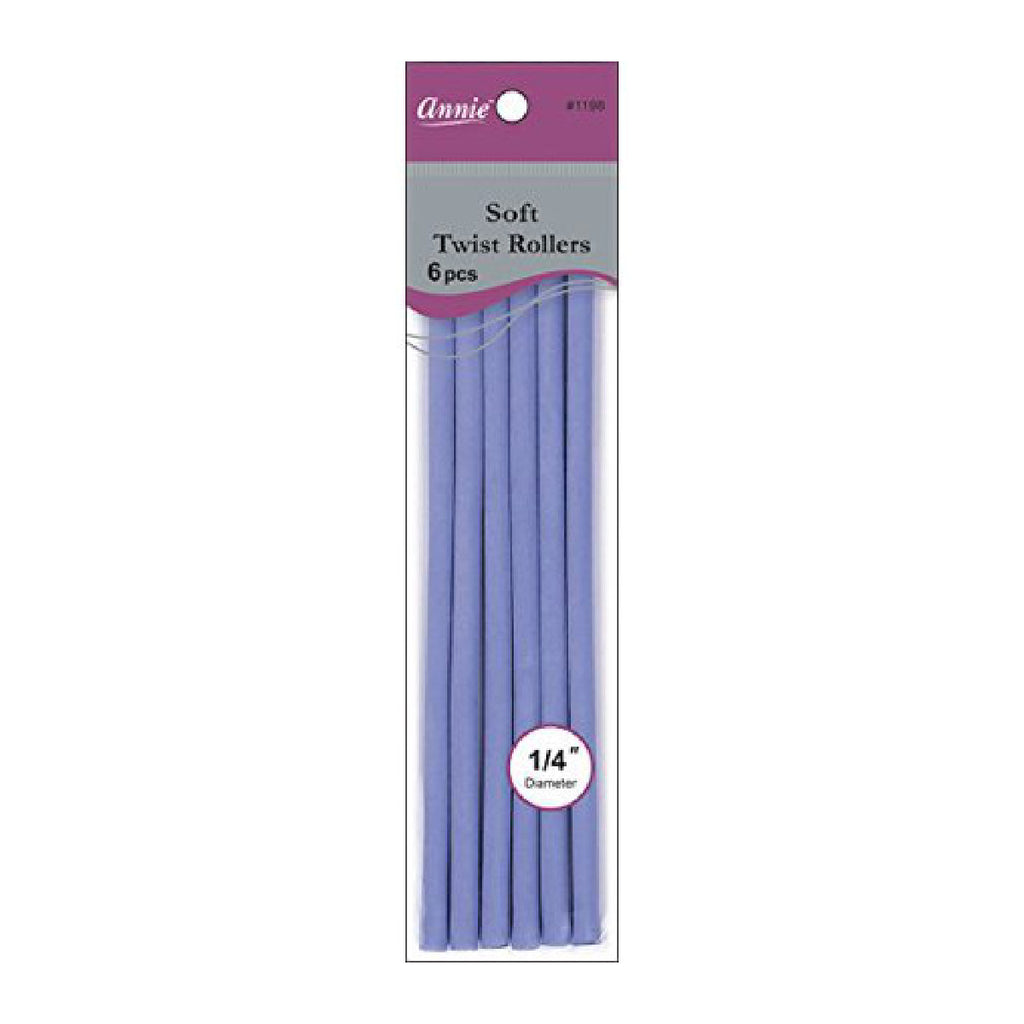 Annie #1198 Soft Twist Roller 7 6ct Lavender