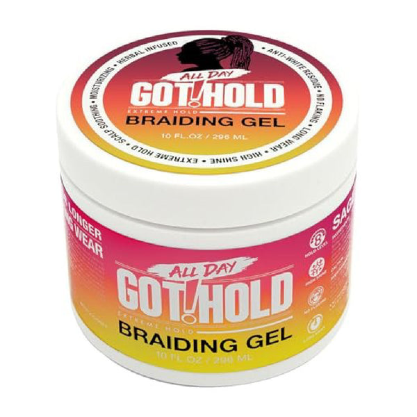 EBIN ALL DAY GOT HOLD BRAIDING GEL 10 OZ
