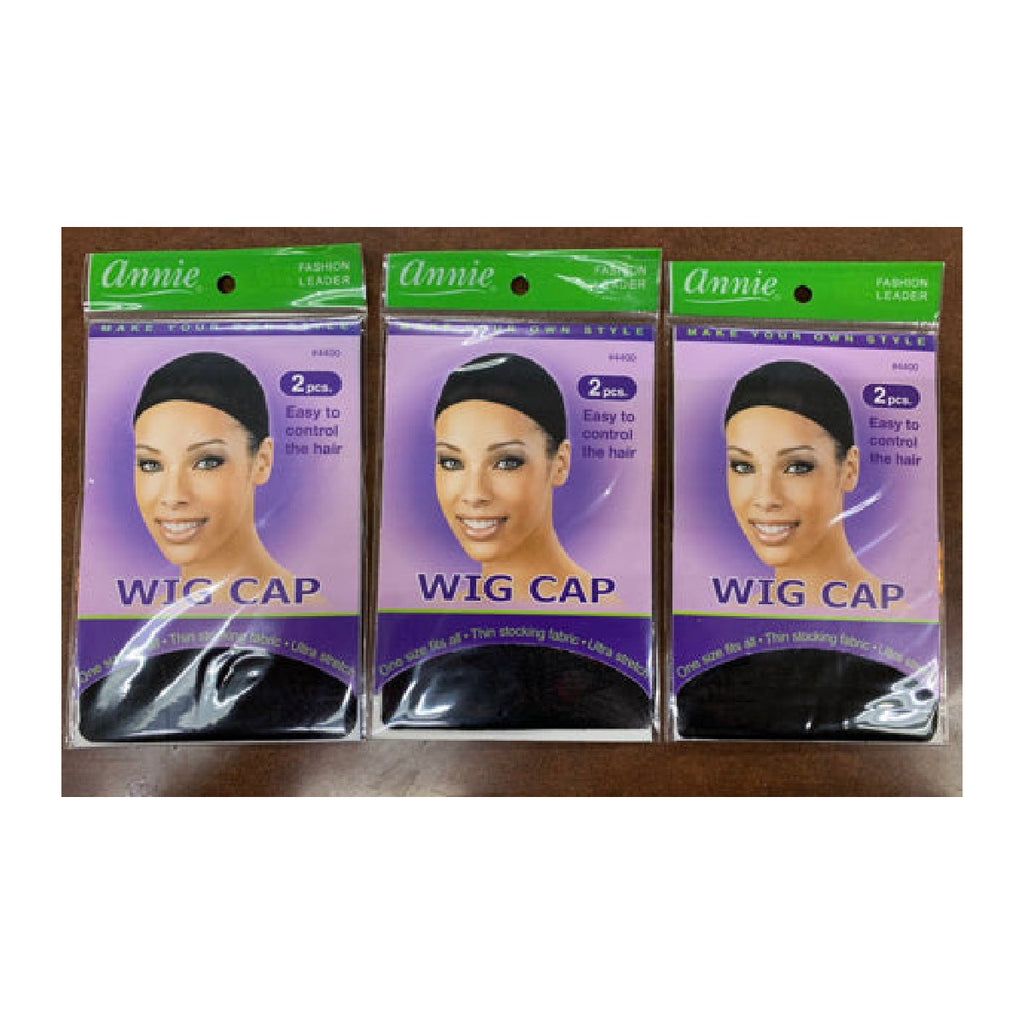 ANNIE #4400 WIG CAP 2PCS BLACK