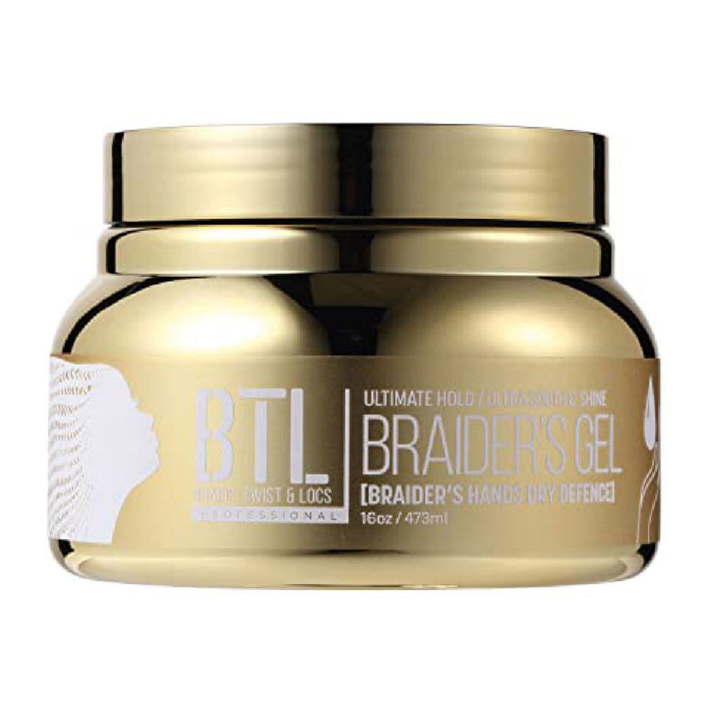 Btl #BTLG04-16 Braiders Gel Gold 16oz