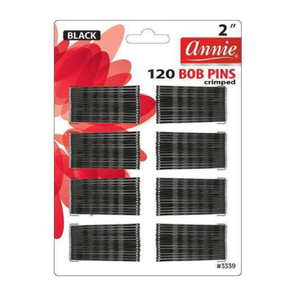 Annie #3339 120 Bob Pins 2 Black