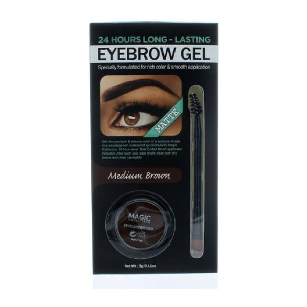 MAGIC #EYE1010MBRO EYEBROW GEL 0.11OZ M. BROWN