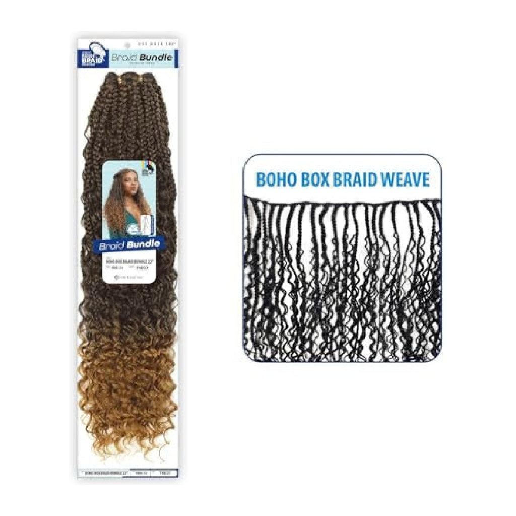 EVE BOHO GODDESS BOX BRAID WEAVE BUNDLE