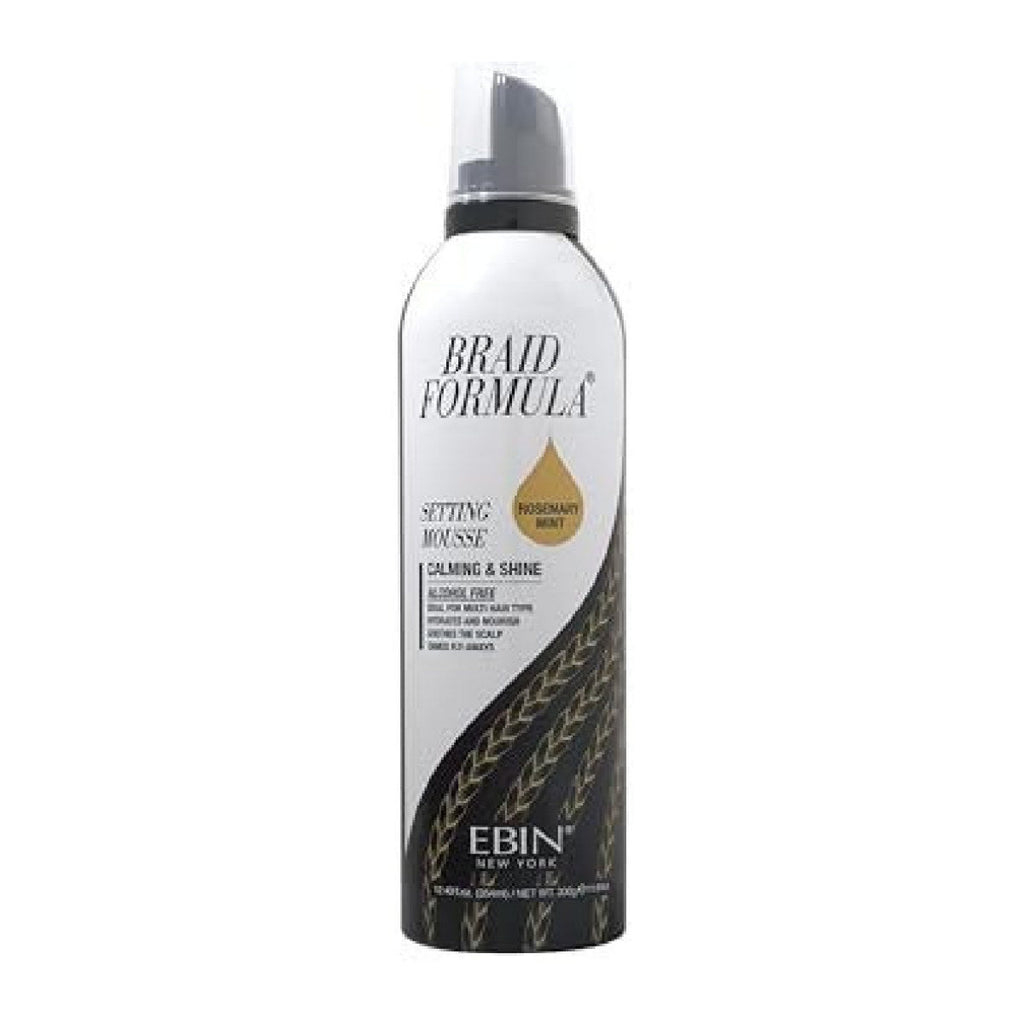 Ebin Braid Formula Setting Mousse 12 oz Calming,shine
