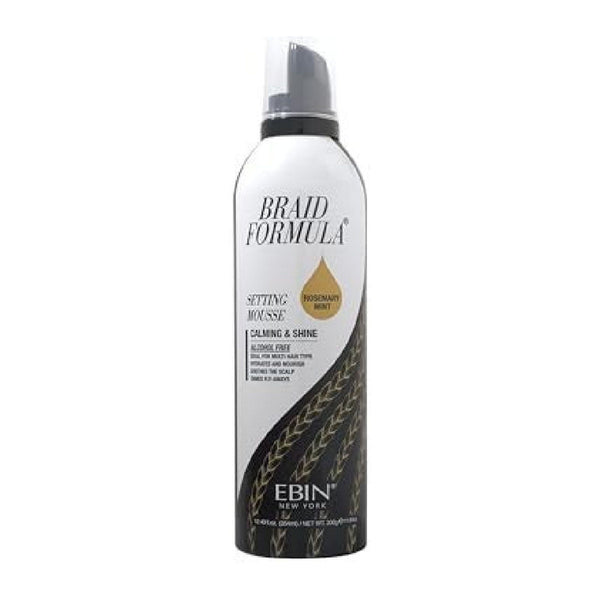Ebin Braid Formula Setting Mousse 12 oz Calming,shine