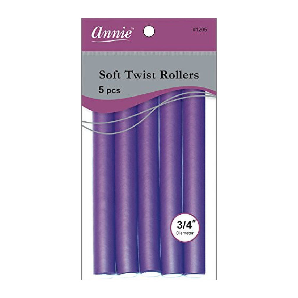 Annie #1205 Soft Twist Roller 7 5ct Purple