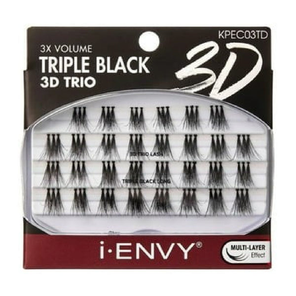 KISS #KPEC03TD TRIPLE BLACK 3D TRIO