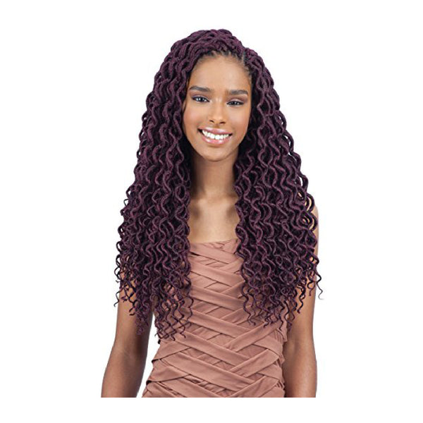 F/T 2X SOFT CURLY FAUX LOC