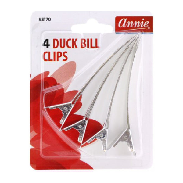 ANNIE #3170 4 DUCK BILLS CLIPS