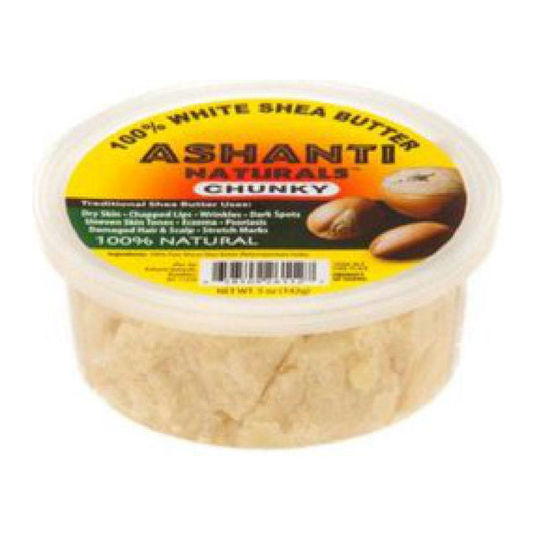 Ashanti Natural White Shea Butter Chunky 5 oz