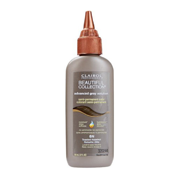 CLAIROL B/C GRAY 3OZ #6N T/HAZELNUT