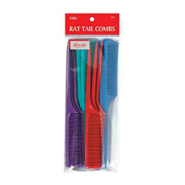 ANNIE RAT TAIL COMB 12PC