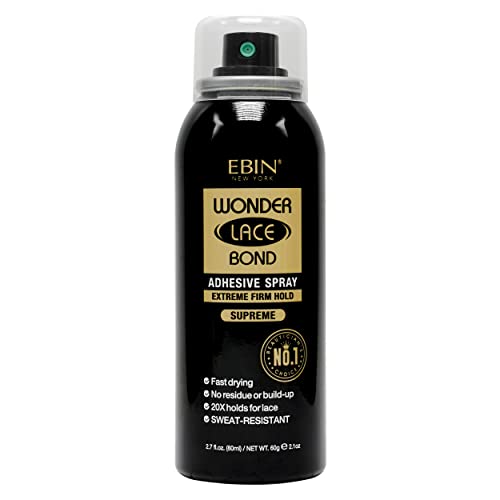 Ebin Wonder Lace Bond Wig Adhesive Spray Extreme Firm Hold 2.7oz