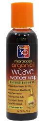 30 Sec Moroccan Argan Oil Weave Wonder Wrap 2 oz - Dark
