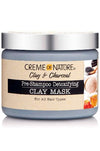 CLAY &amp; CHARCOAL CLAY MASK 11.5 OZ | CREME OF NATURE