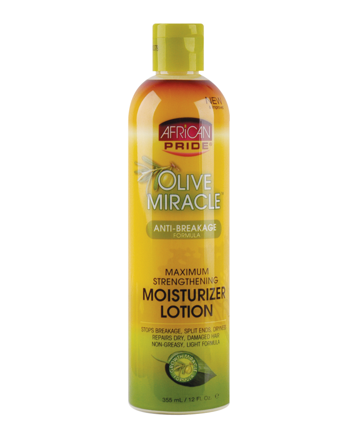 OLIVE MIRACLE OIL MOISTURIZER LOTION 12 OZ | AFRICAN PRIDE