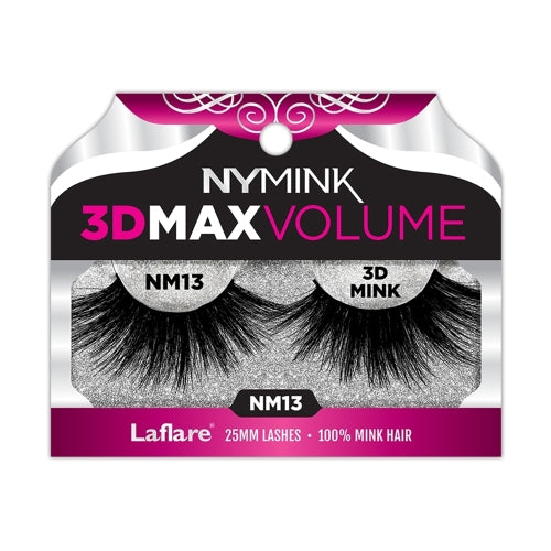 MINK 3D MAX 25MM EYELASHES | LA FLARE