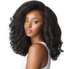 SENSATIONNEL SYNTHETIC HAIR HALF WIG INSTANT WEAVE CURLS KINKS &amp; CO RAIN MAKER