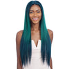 FREETRESS EQUAL SYNTHETIC HAIR LACE FRONT WIG PREMIUM DELUX WATER COLOR EVLYN 30&quot;