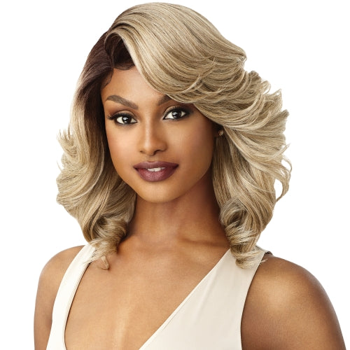 OUTRE SYNTHETIC HAIR LACE FRONT WIG 5" SWISS LACE L PART BRANDI