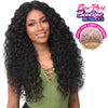 SENSATIONNEL SYNTHETIC LACE FRONT WIG EMPRESS EDGE BOUTIQUE BUNDLES 3-WAY FREE PART LACE WIG DEEP