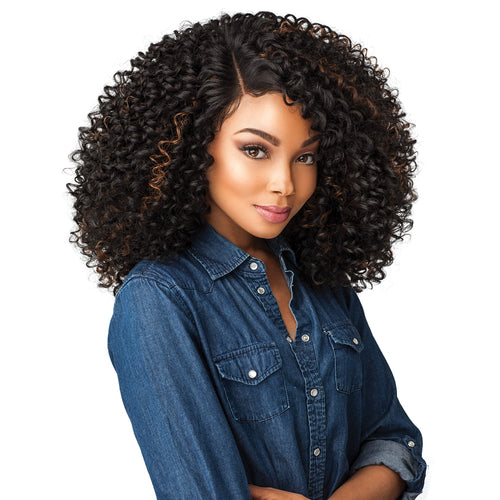 SENSATIONNEL SYNTHETIC LACE FRONT WIG EMPRESS EDGE CURLS KINKS & CO THE SHOW STOPPER