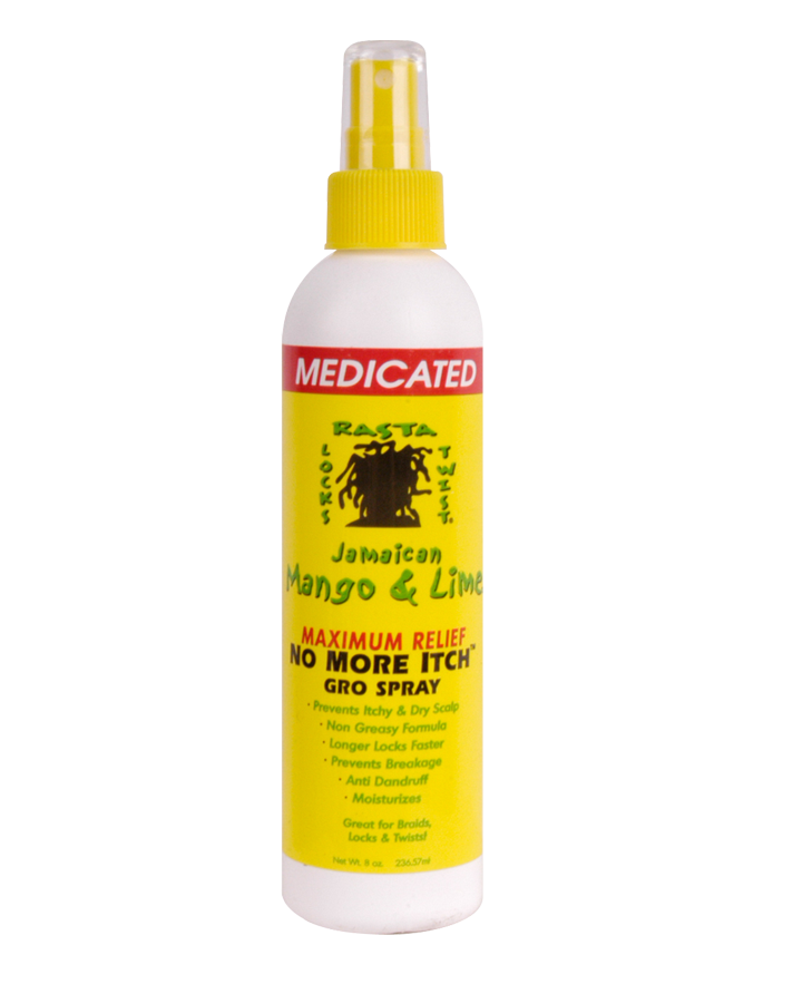 Jamaican Mango & Lime Maximum Relief No More Itch Gro Spray 8 Oz
