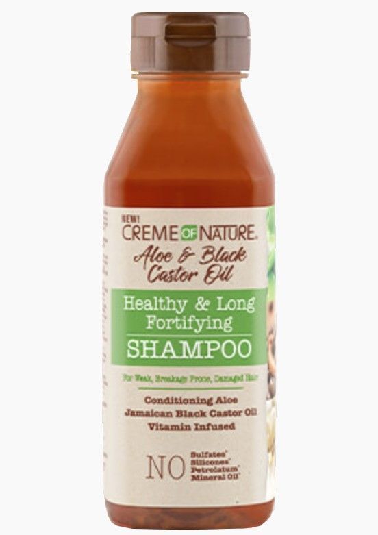 ALOE & BLACK CASTOR OIL SHAMPOO 12 OZ | CREME OF NATURE