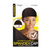 SPANDEX STRETCHABLE  CAP BLACK #2273  | MAGIC
